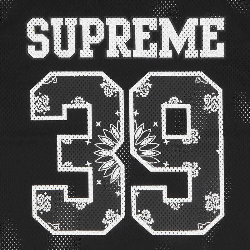 Supreme Bandana Football Jersey Black - Im Your Wardrobe
