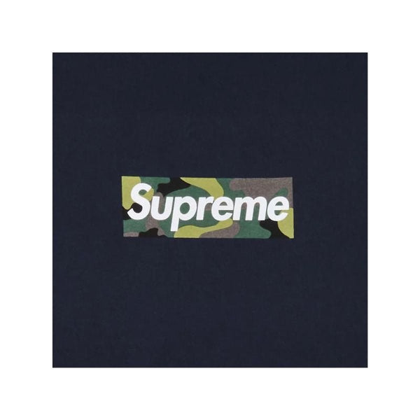 camo box supreme x bape box logo tee
