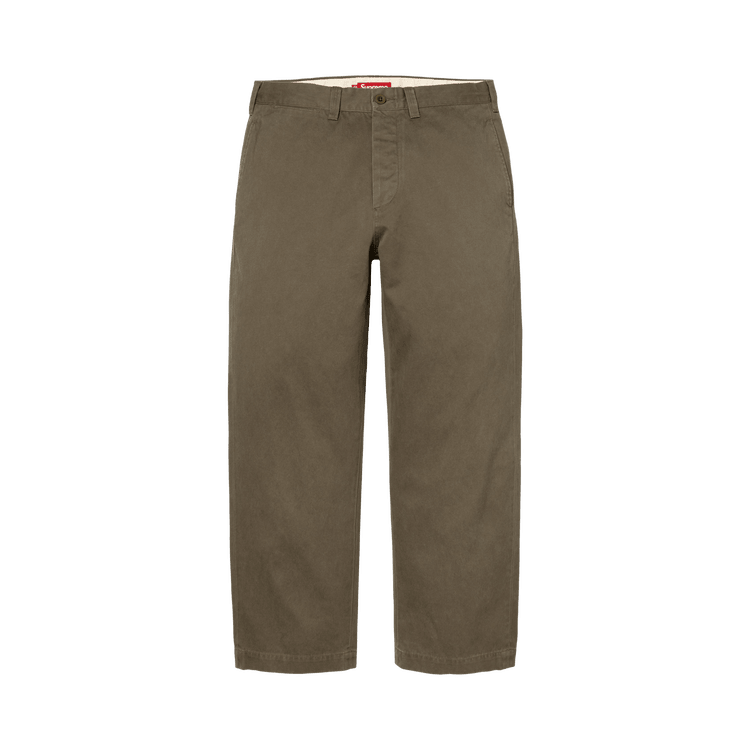 Supreme Chino Pant Olive - Im Your Wardrobe