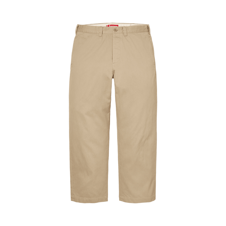 Supreme Chino Pant Tan - Im Your Wardrobe