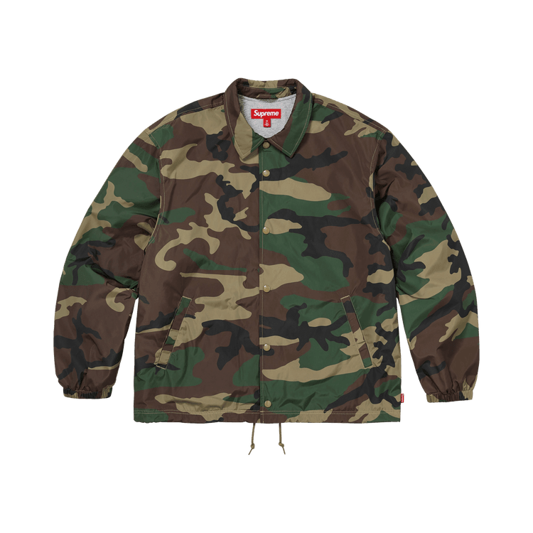Supreme Coaches Jacket Woodland Camo - Im Your Wardrobe