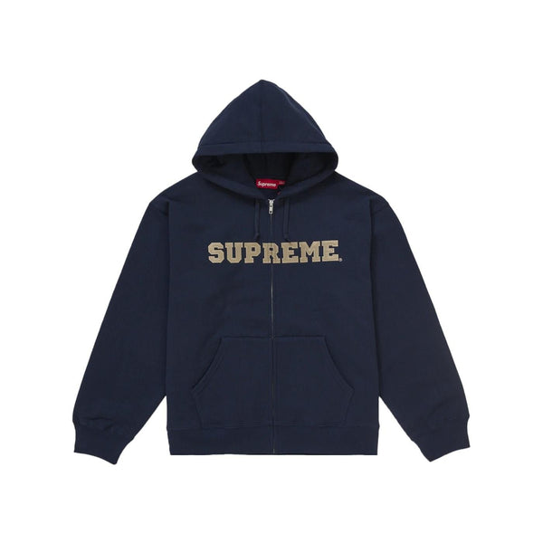 Buy Supreme Collegiate Applique Zip Up Hooded Sweatshirt