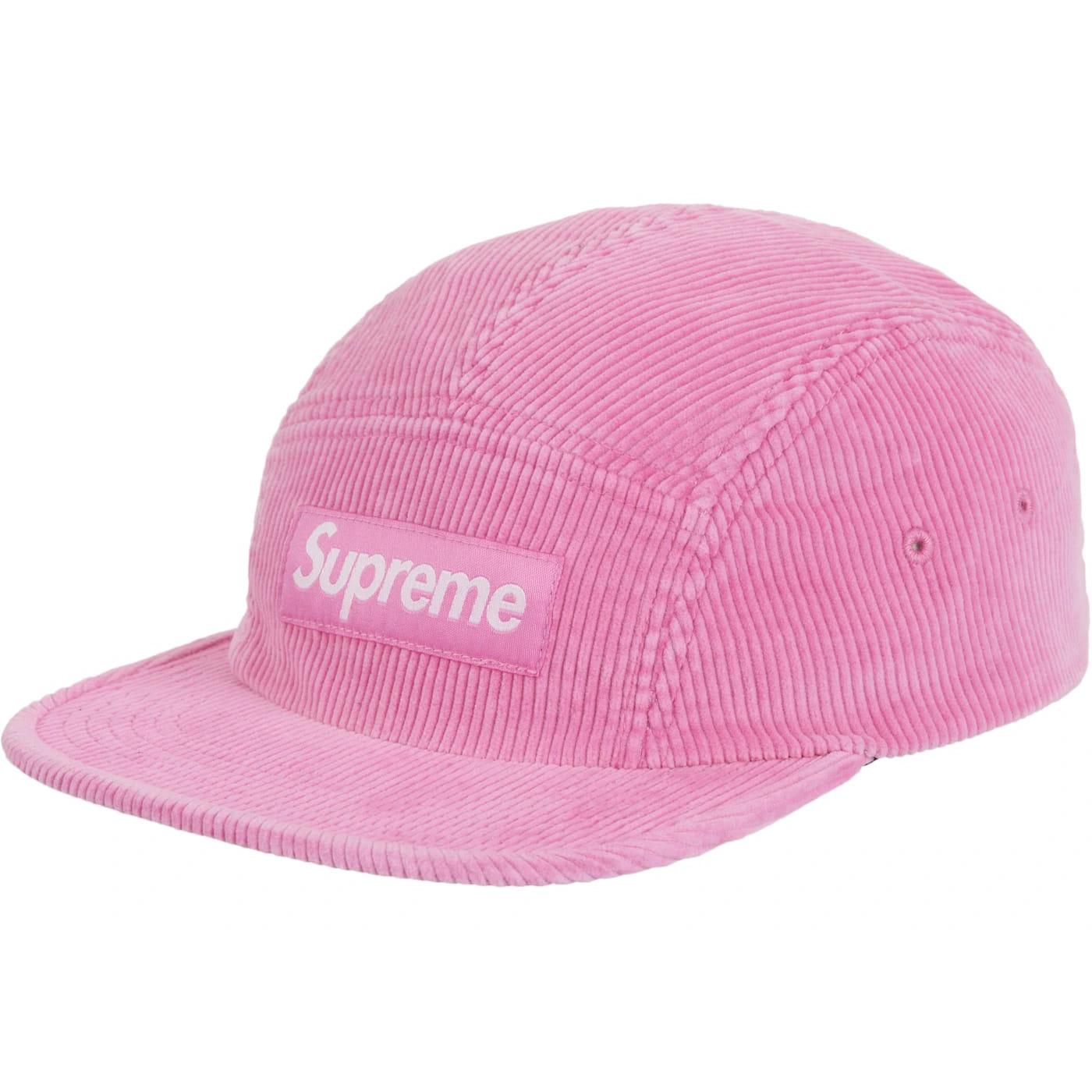 Supreme Corduroy Camp Cap (SS25) Pink - Im Your Wardrobe