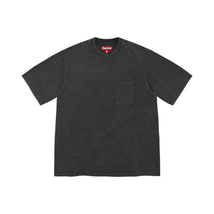 Supreme Cracked Pocket Short-Sleeve Top Black - Im Your Wardrobe