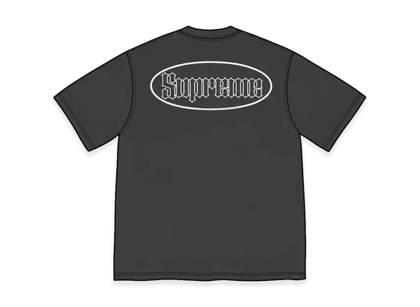 Supreme Cracked Pocket S/S Top Black - Im Your Wardrobe