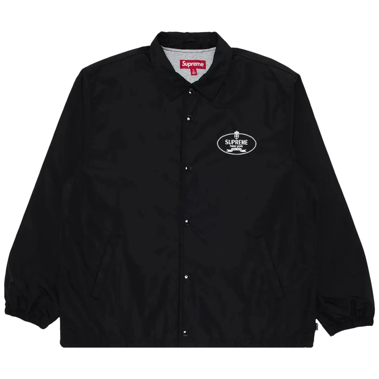 Supreme Crest Coaches Jacket 'Black' (FW24) - Im Your Wardrobe