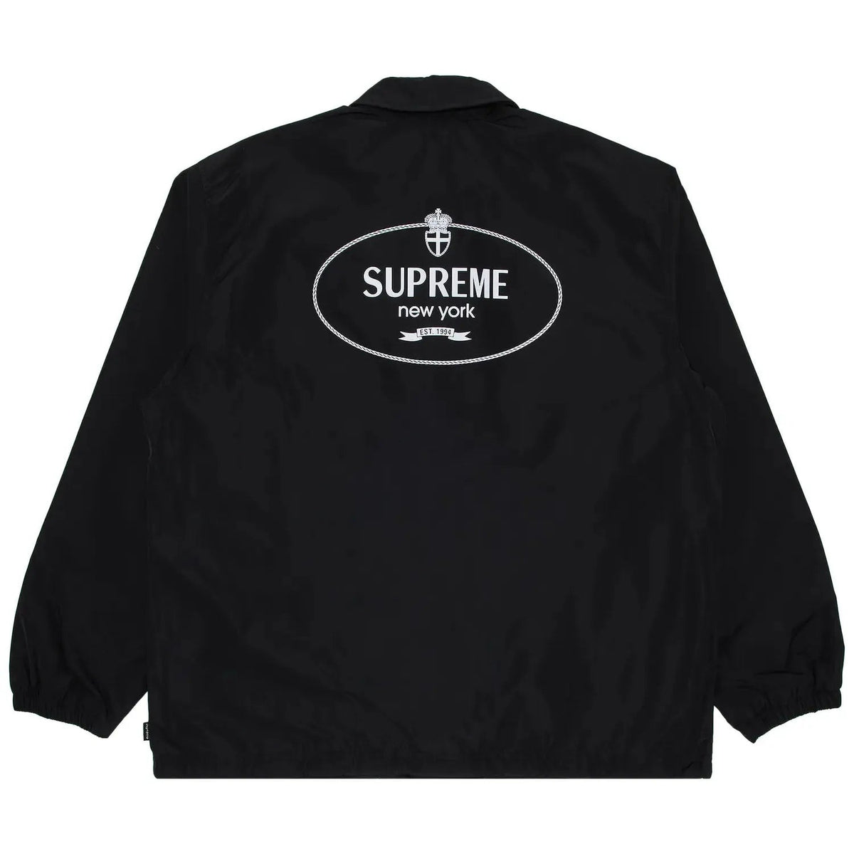 Supreme Crest Coaches Jacket 'Black' (FW24) - Im Your Wardrobe