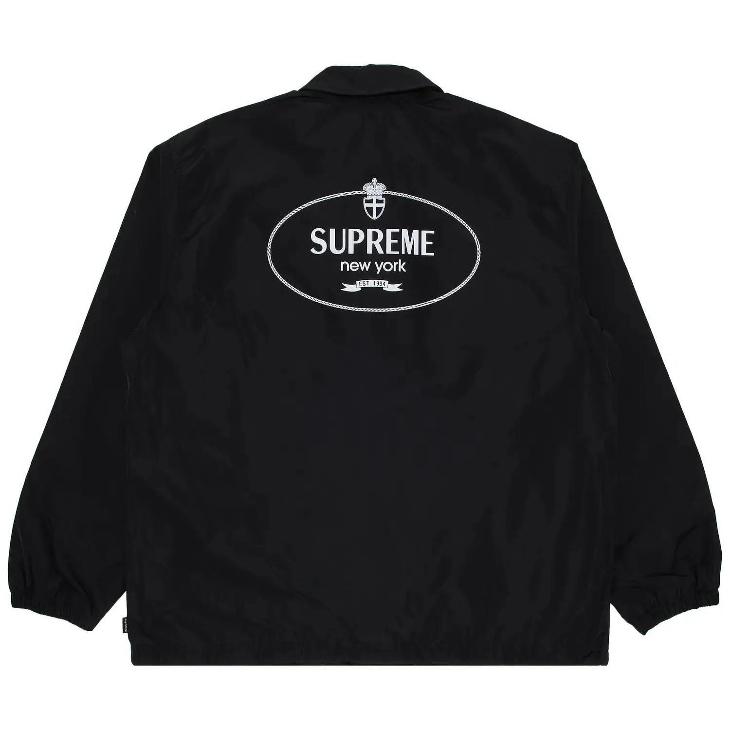 Supreme Crest Coaches Jacket 'Black' (FW24) - Im Your Wardrobe