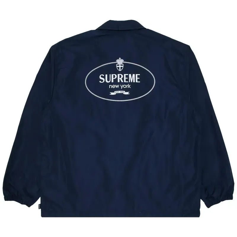 Supreme Crest Coaches Jacket 'Navy' (FW24) - Im Your Wardrobe