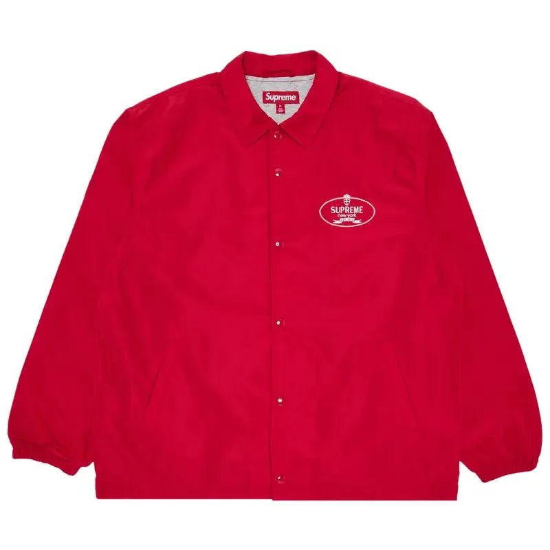 Supreme Crest Coaches Jacket 'Red' (FW24) - Im Your Wardrobe