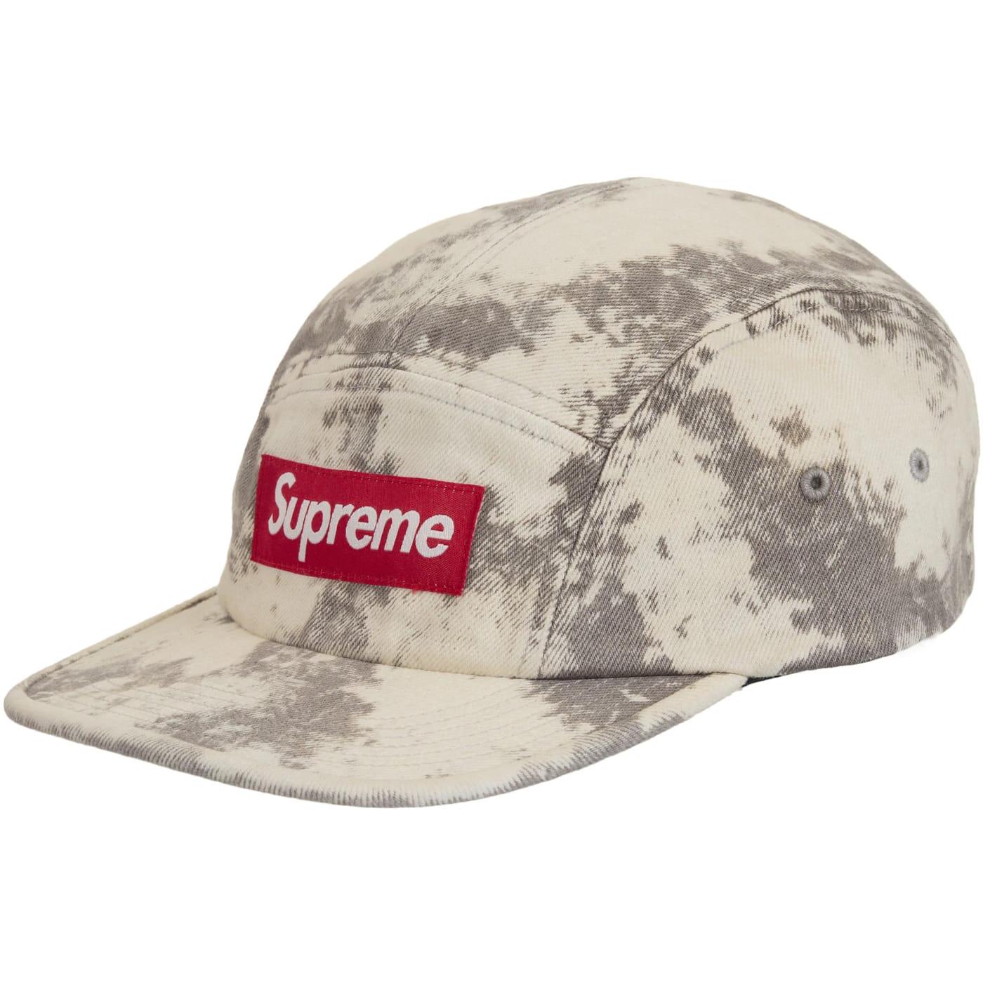 Supreme Denim Camp Cap (SS25) Bleached - Im Your Wardrobe