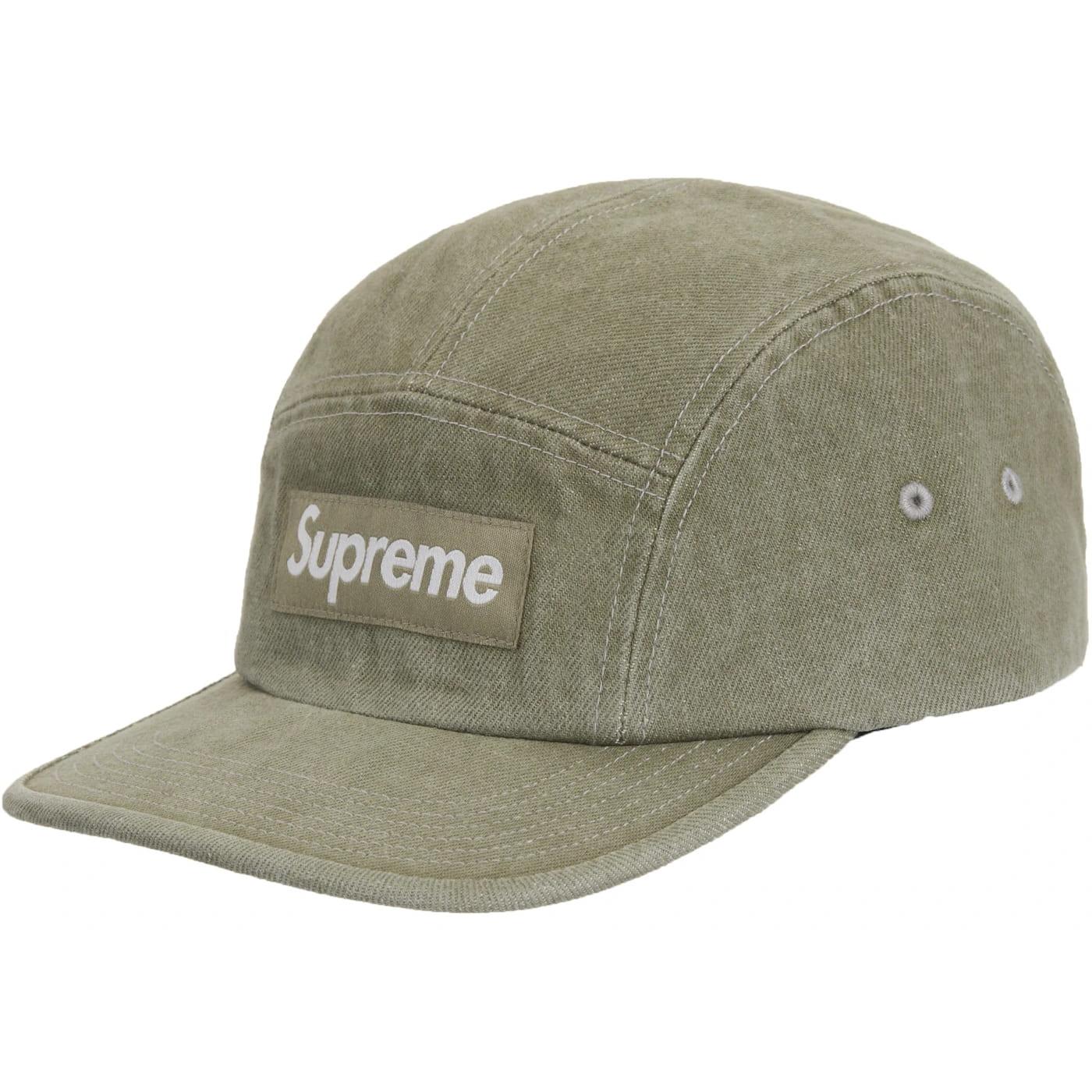 Supreme Denim Camp Cap (SS25) Olive - Im Your Wardrobe