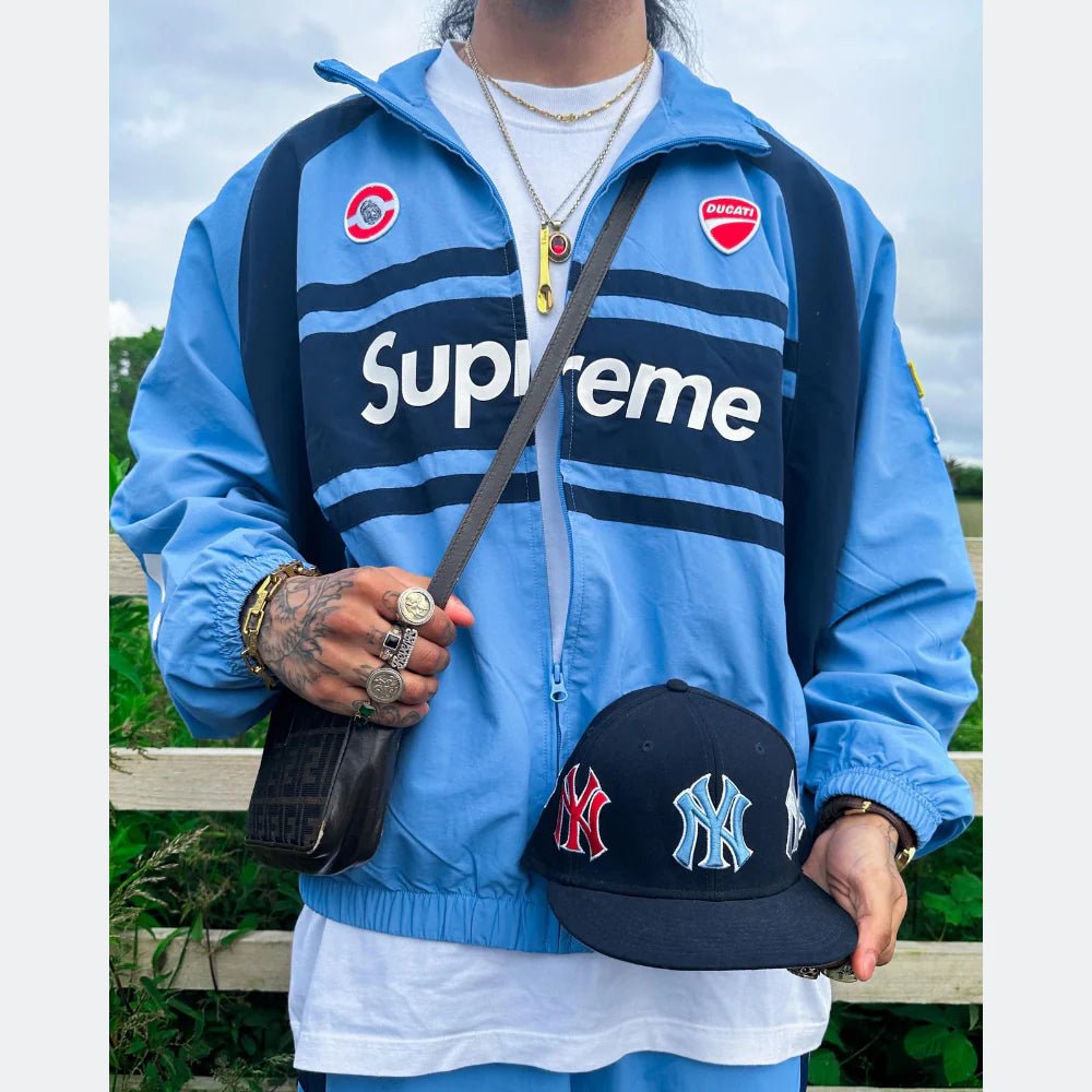 Supreme Ducati Track Jacket 'Light Blue' (SS24) - Im Your Wardrobe