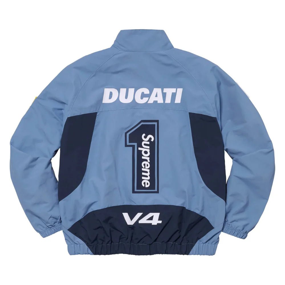 Supreme Ducati Track Jacket 'Light Blue' (SS24) - Im Your Wardrobe