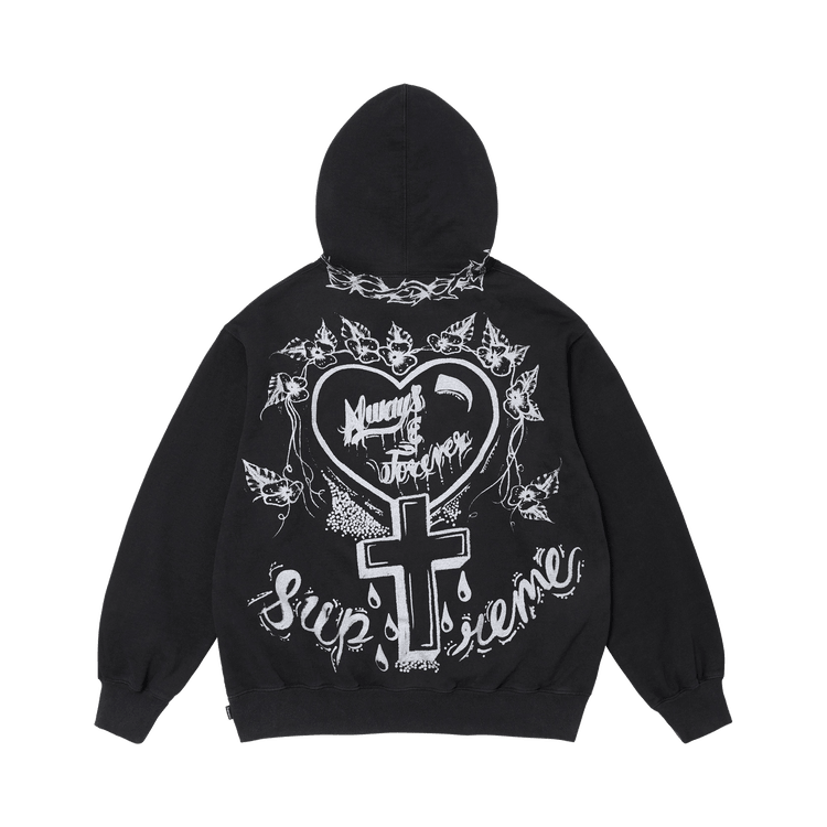 Supreme Forever Hooded Sweatshirt Black - Im Your Wardrobe