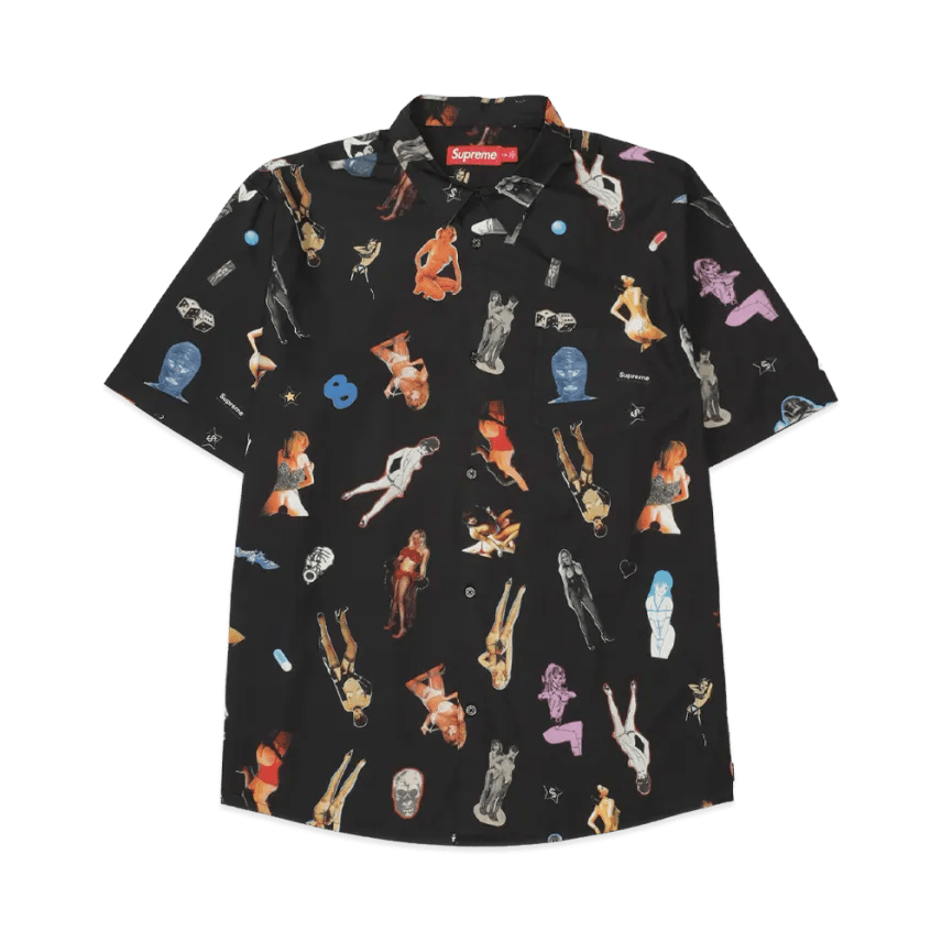 Supreme Girls Collage S/S Shirt Black - Im Your Wardrobe
