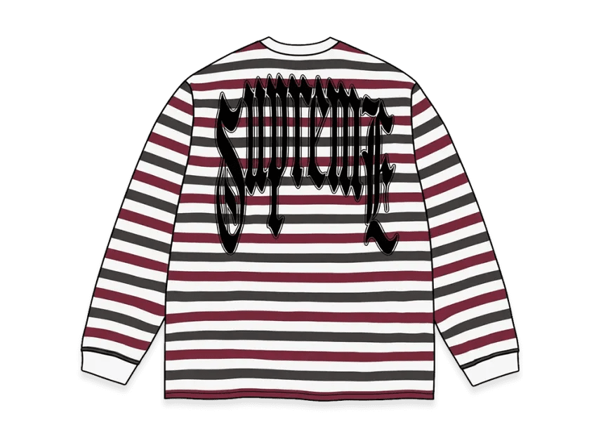 Supreme Intarsia L/S Top Stripe - Im Your Wardrobe