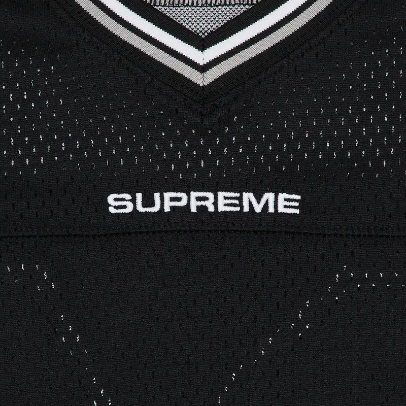 Supreme Jacquard Rib Football Jersey (FW24) Black - Im Your Wardrobe