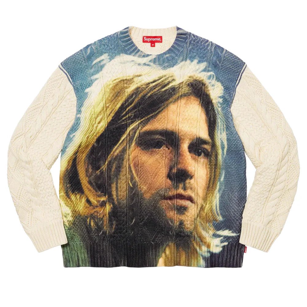 Supreme Kurt Cobain Sweater 'White' (SS23) - Im Your Wardrobe