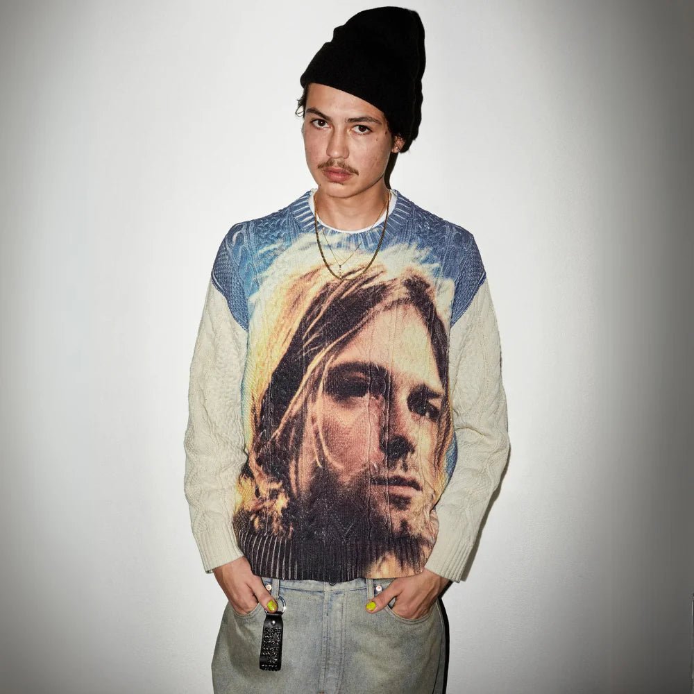 Supreme Kurt Cobain Sweater 'White' (SS23) - Im Your Wardrobe
