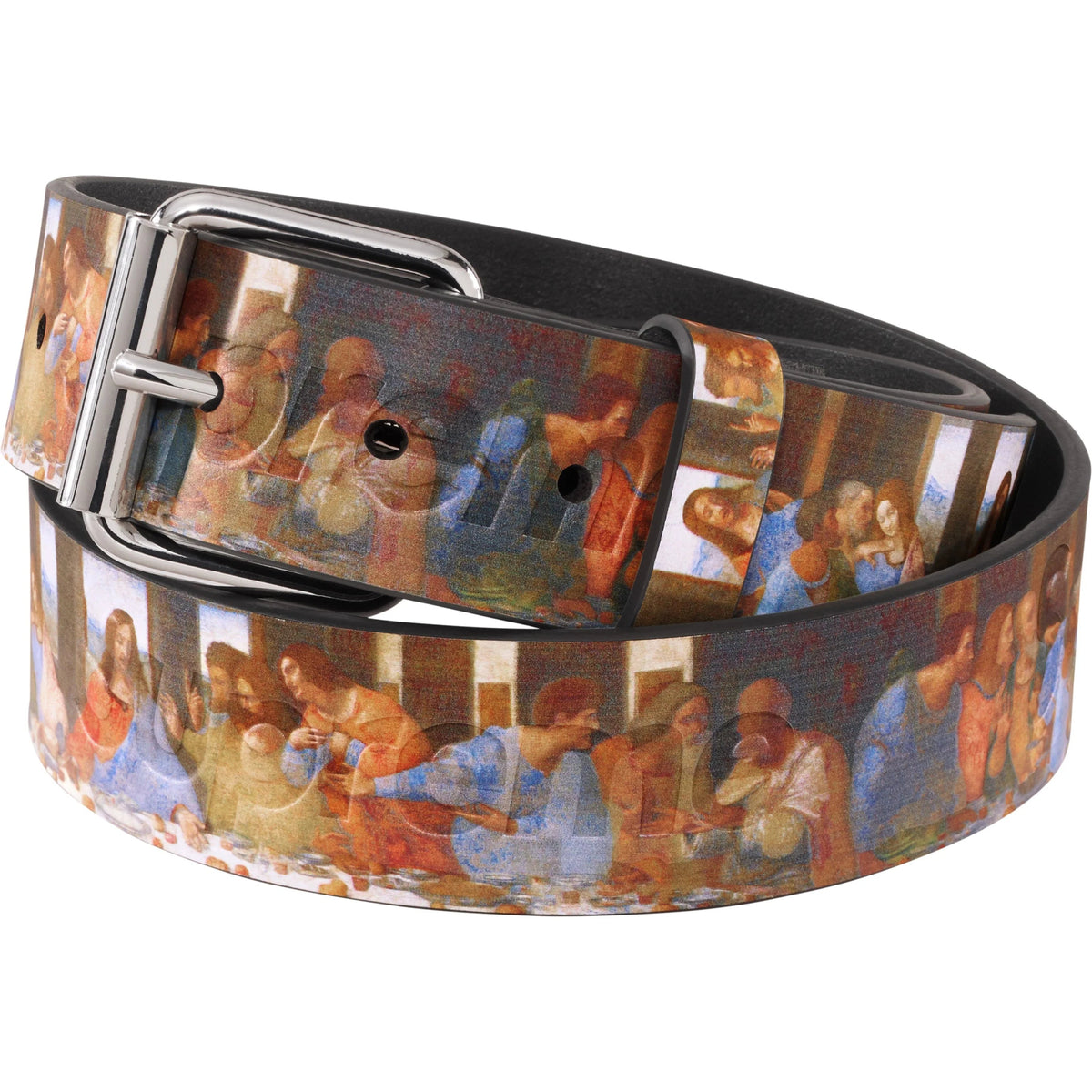 Supreme Last Supper Leather Belt Multicolor (SS25) - Im Your Wardrobe