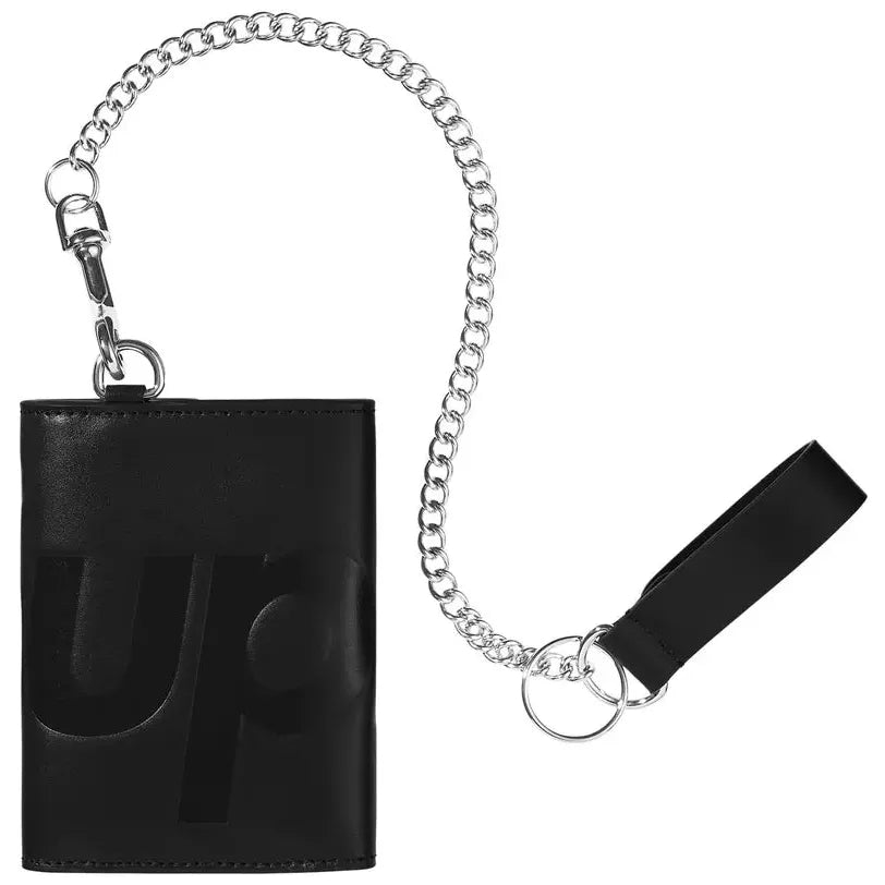 Supreme Leather Chain Wallet (FW25) Black - Im Your Wardrobe