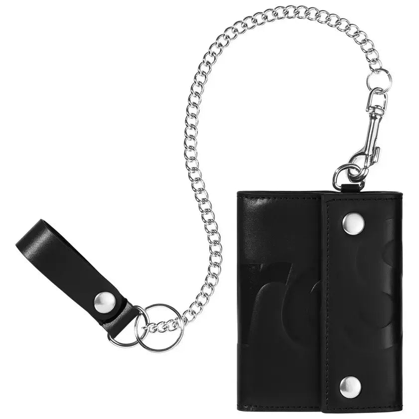 Supreme Leather Chain Wallet (FW25) Black - Im Your Wardrobe