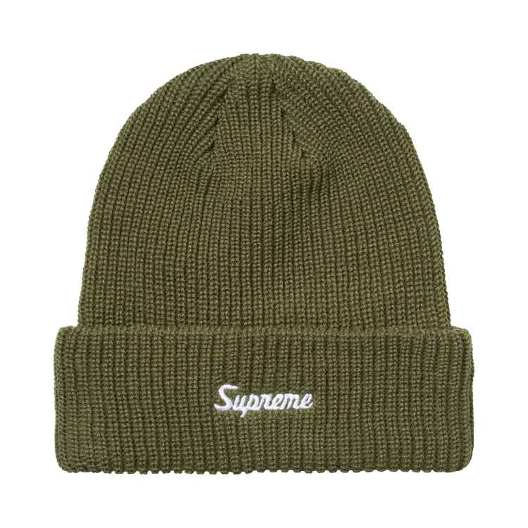 Supreme Loose Gauge Beanie (FW26) Olive - Im Your Wardrobe