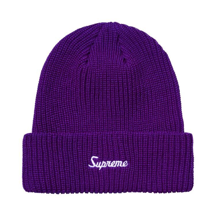 Supreme Loose Gauge Beanie (FW26) Purple - Im Your Wardrobe