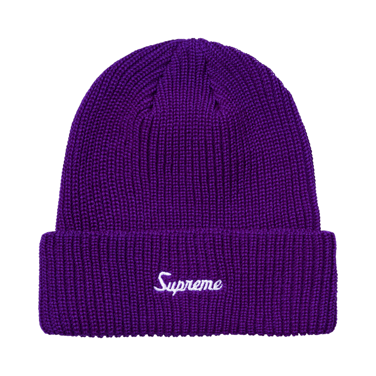 Supreme Loose Gauge Beanie (FW26) Purple - Im Your Wardrobe