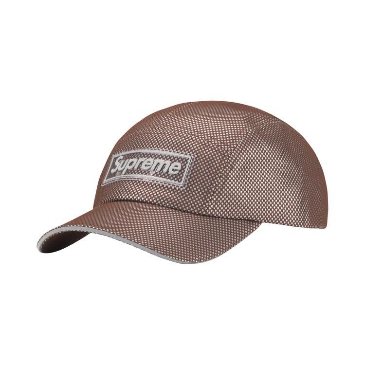 Supreme Metallic Mesh Camp Cap (FW26) Brown - Im Your Wardrobe