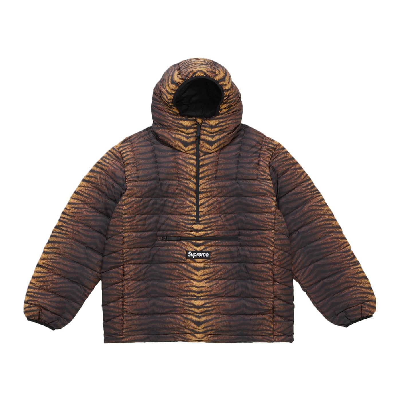 Supreme Micro Down Half Zip Hooded Pullover (FW25) Tiger - Im Your Wardrobe