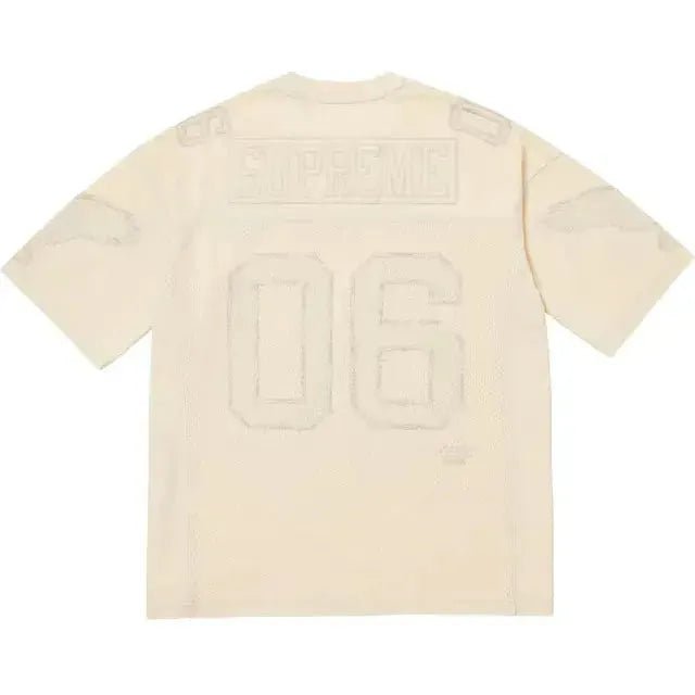 Supreme MM6 Maison Margiela Cotton Football Jersey White - Im Your Wardrobe
