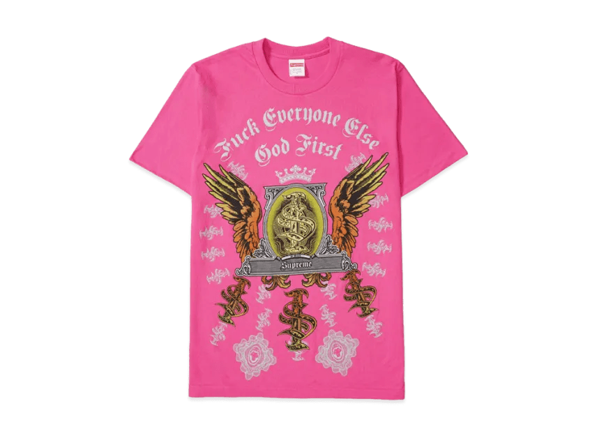 Supreme Money Tee Fuchsia - Im Your Wardrobe