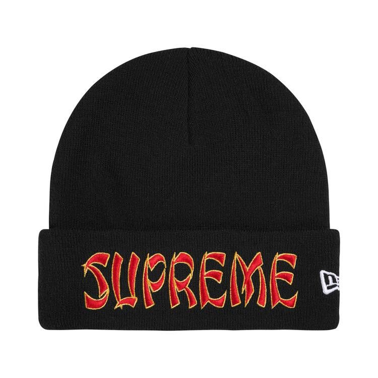 Supreme New Era Action Beanie (FW26) Black - Im Your Wardrobe