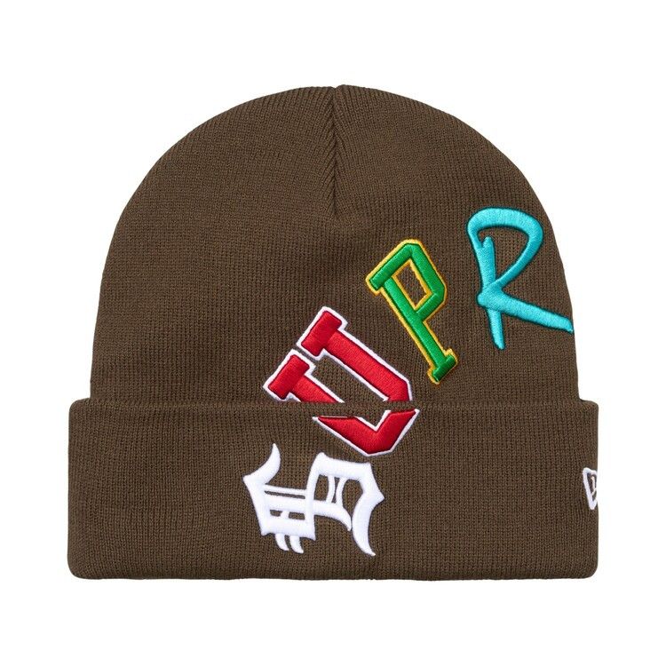 Supreme New Era Arc Beanie (FW26) Brown - Im Your Wardrobe