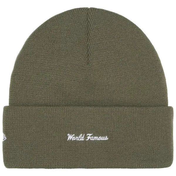 Supreme New Era Box Logo Beanie (FW25) Light Olive - Im Your Wardrobe