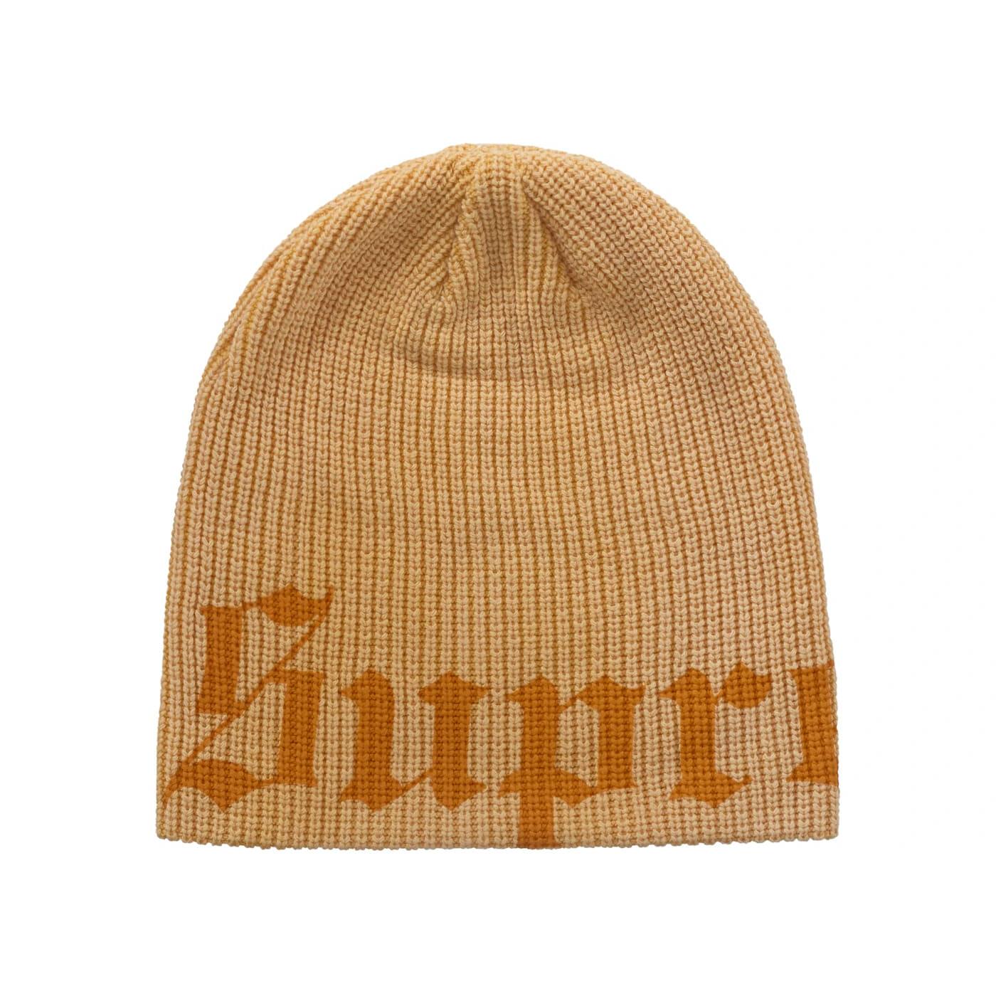 Supreme Old English Printed Beanie (SS26) Orange - Im Your Wardrobe