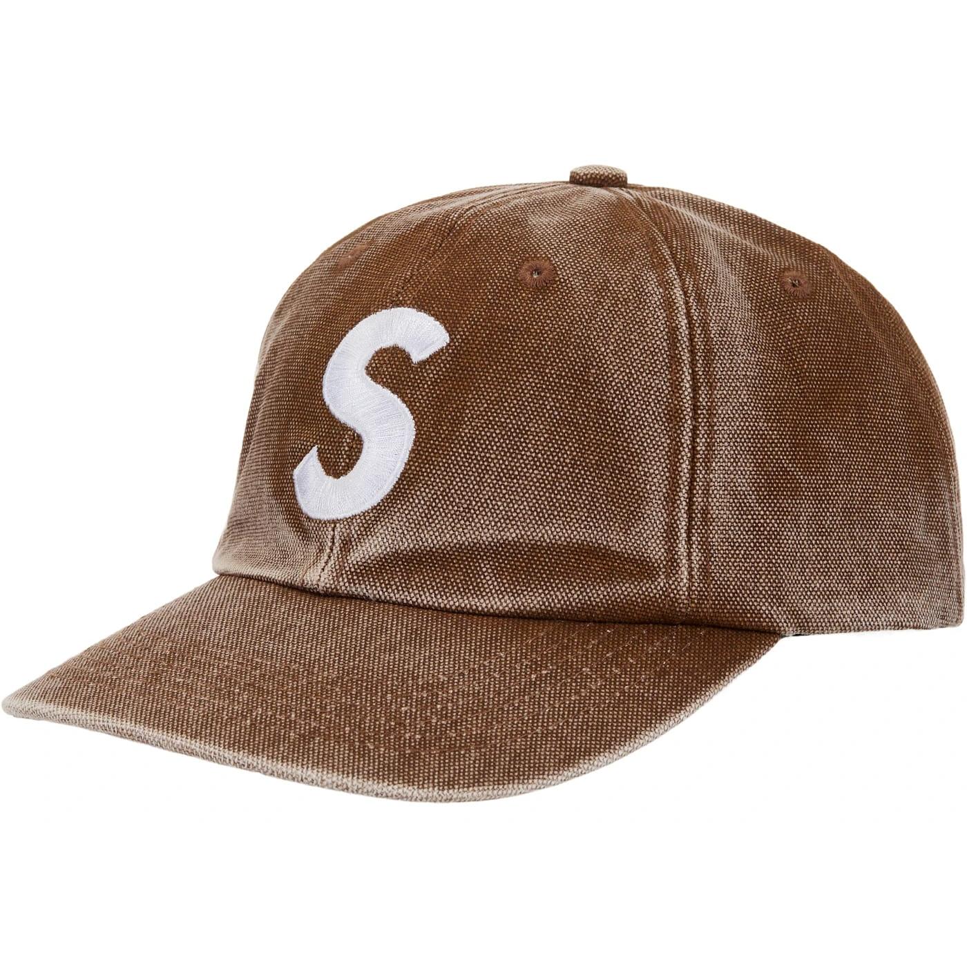 Supreme Pigment Coated S Logo 6 - Panel Cap (SS26) Brown - Im Your Wardrobe