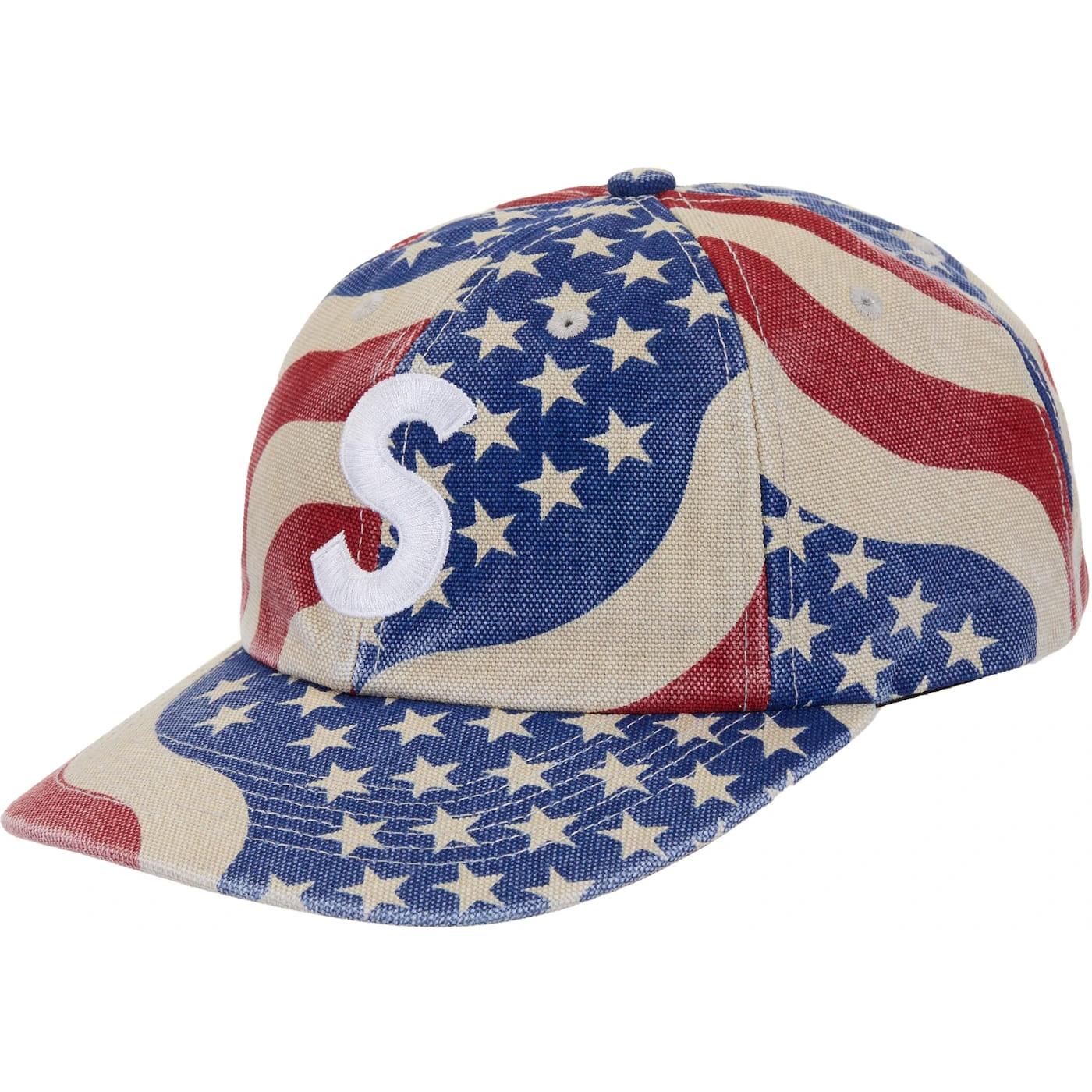 Supreme Pigment Coated S Logo 6 - Panel Cap (SS26) Flag - Im Your Wardrobe