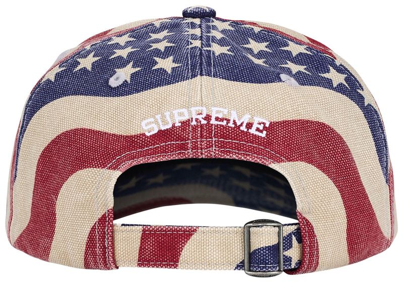 Supreme Pigment Coated S Logo 6 - Panel Cap (SS26) Flag - Im Your Wardrobe