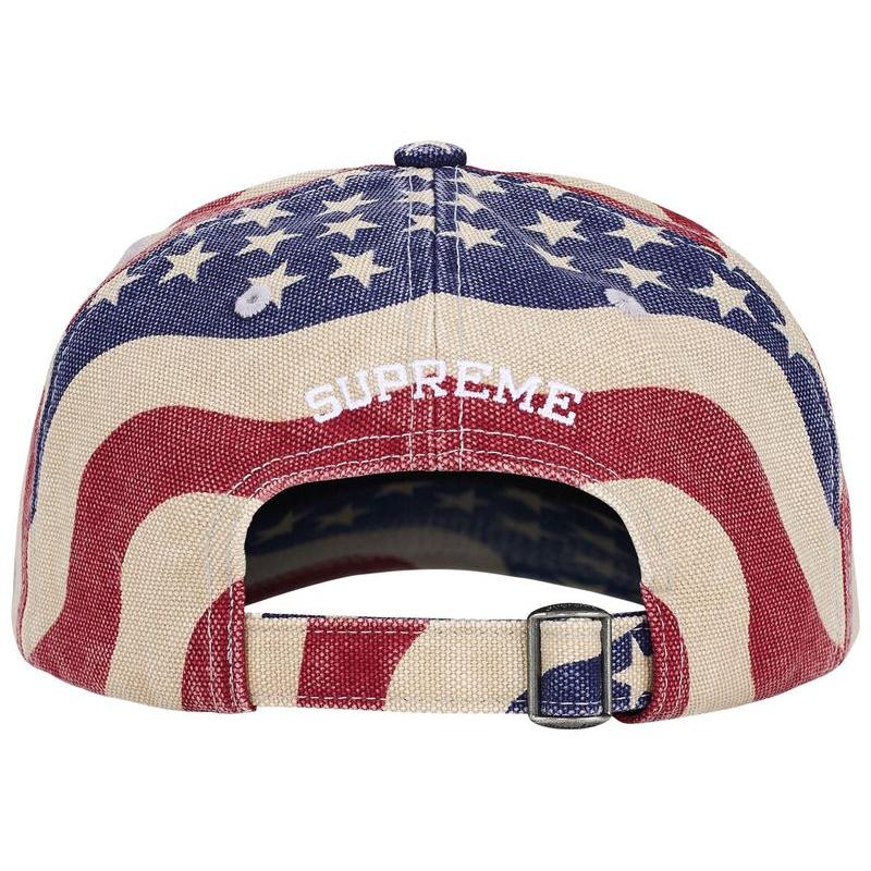 Supreme Pigment Coated S Logo 6 - Panel Cap (SS26) Flag - Im Your Wardrobe