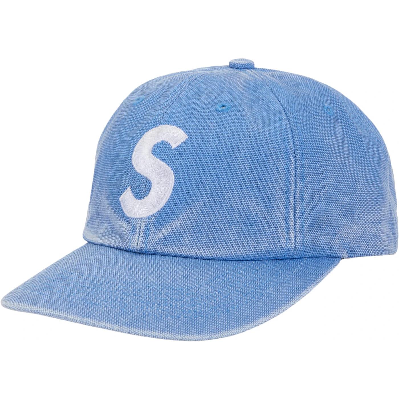 Supreme Pigment Coated S Logo 6 - Panel Cap (SS26) Light Blue - Im Your Wardrobe