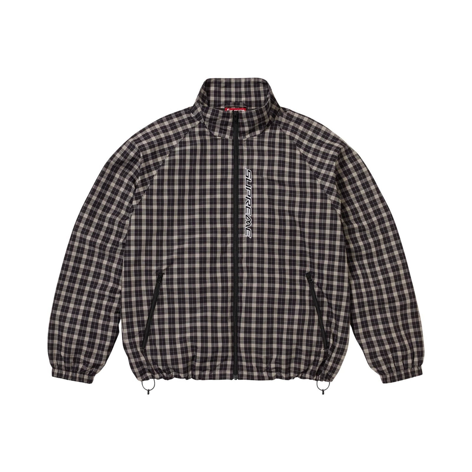 Supreme Plaid Track Jacket Black - Im Your Wardrobe