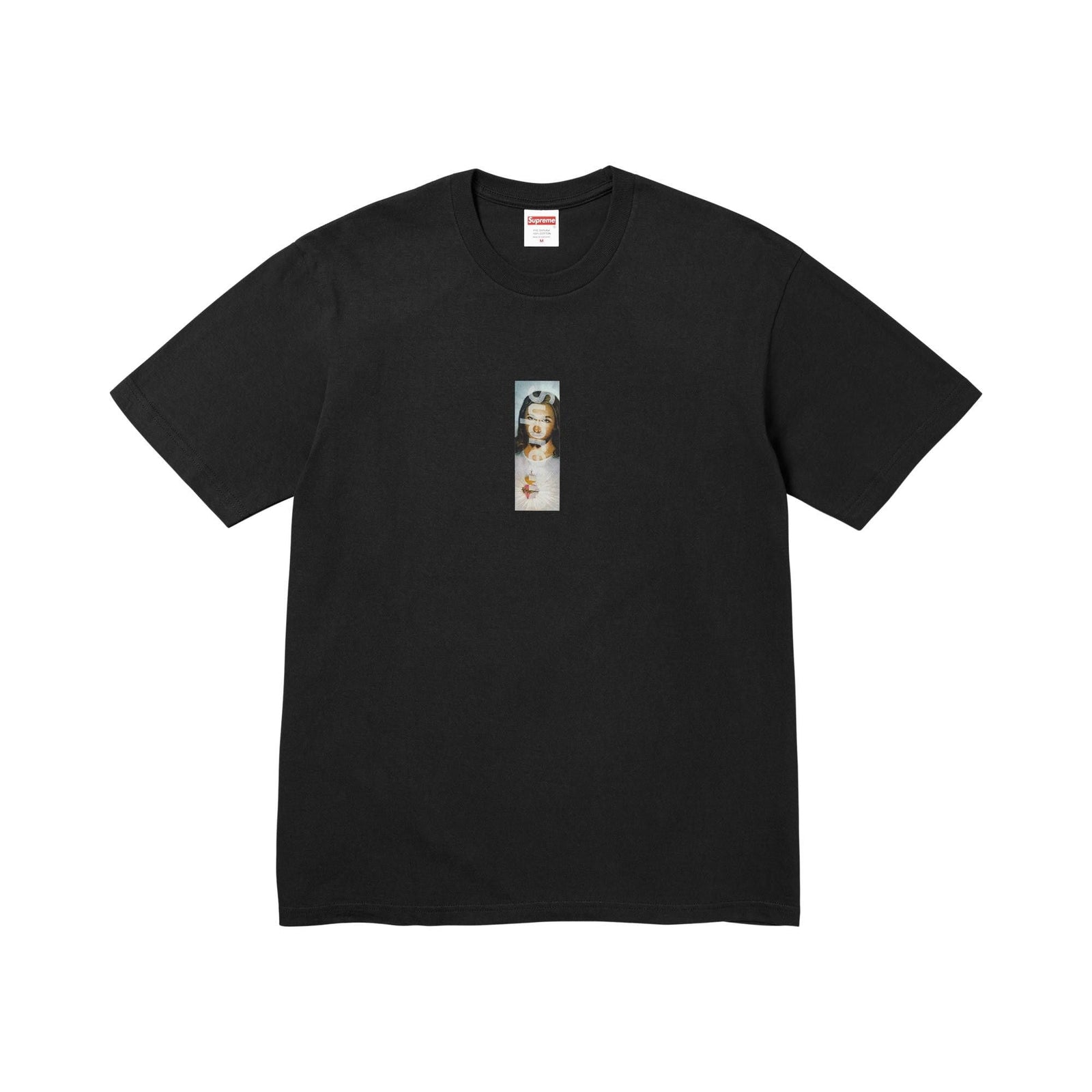 Supreme Prayer Card Box Logo Tee Black - Im Your Wardrobe