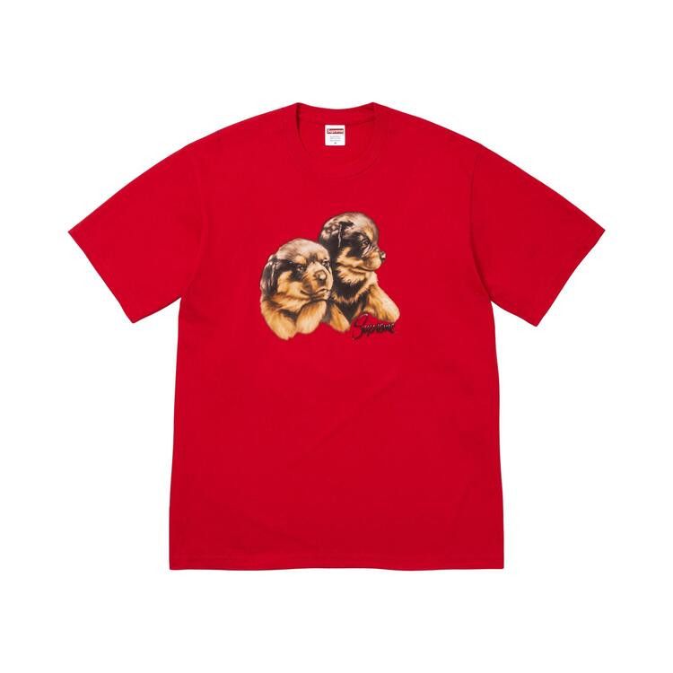 Supreme Puppies Tee Red - Im Your Wardrobe