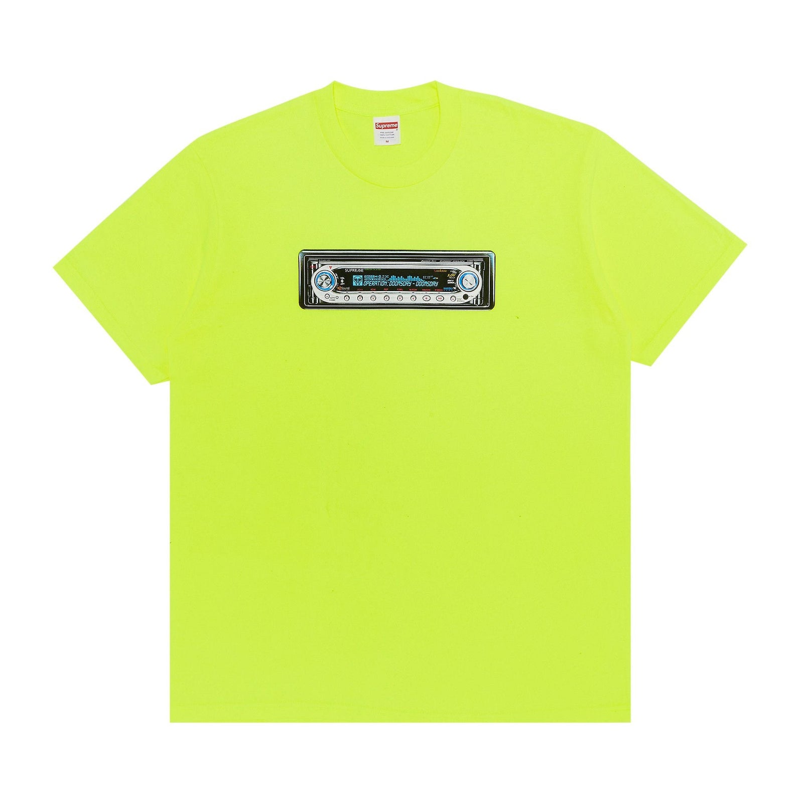 Supreme Receiver Tee Fluorescent Yellow - Im Your Wardrobe