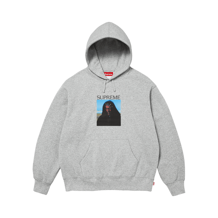Supreme Sith Hooded Sweatshirt Heather Grey - Im Your Wardrobe