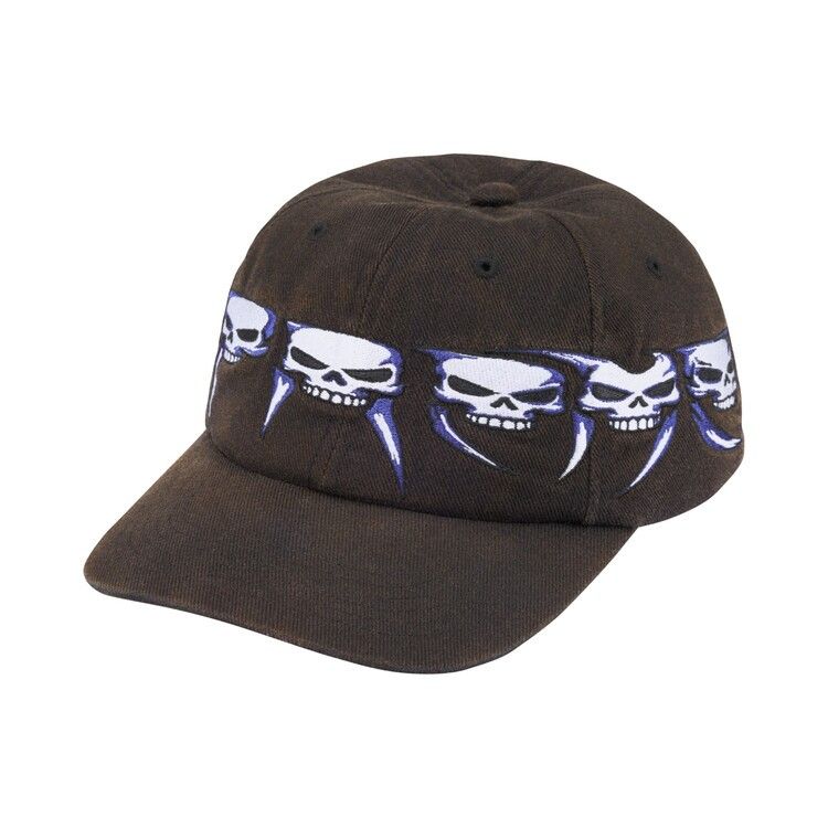Supreme Skulls Spellout 6-Panel (FW26) Black - Im Your Wardrobe