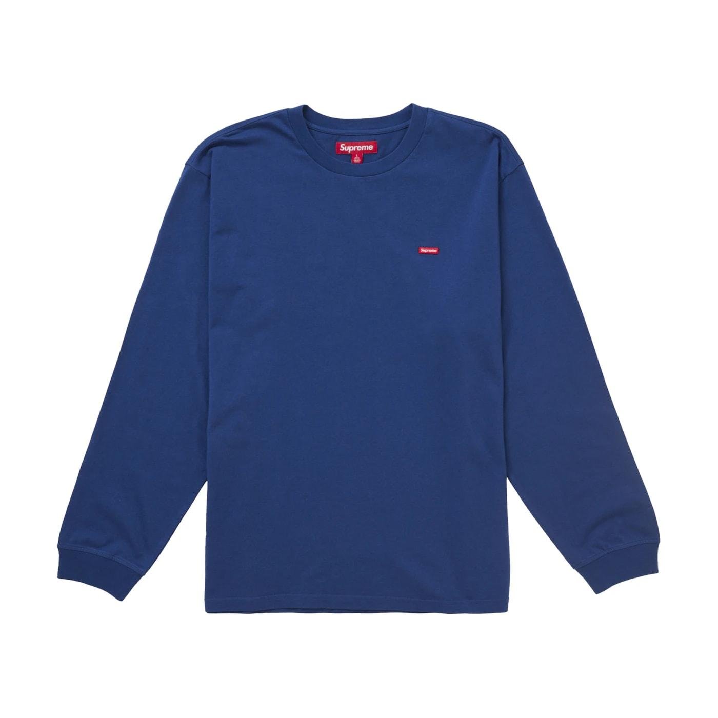 Supreme Small Box L/S Tee (SS25) Dark Royal - Im Your Wardrobe